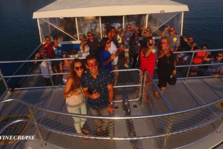 a group of people on a boat