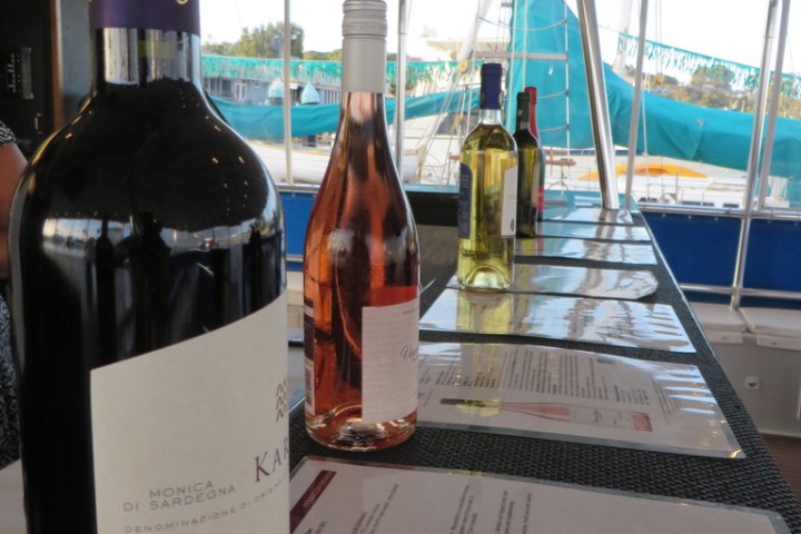 a bottle of wine on a table